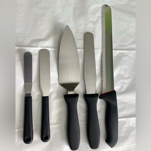 NIB! New! Set of 5 Baker Tool Set Fat Dadio’s Pastries Cakes
